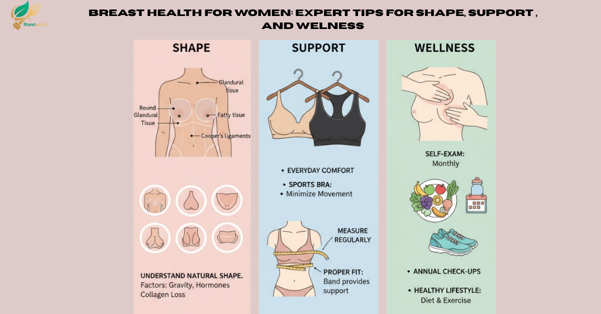 Read more about the article Breast health for Women: Expert Tips for shape, support , and Wellness
