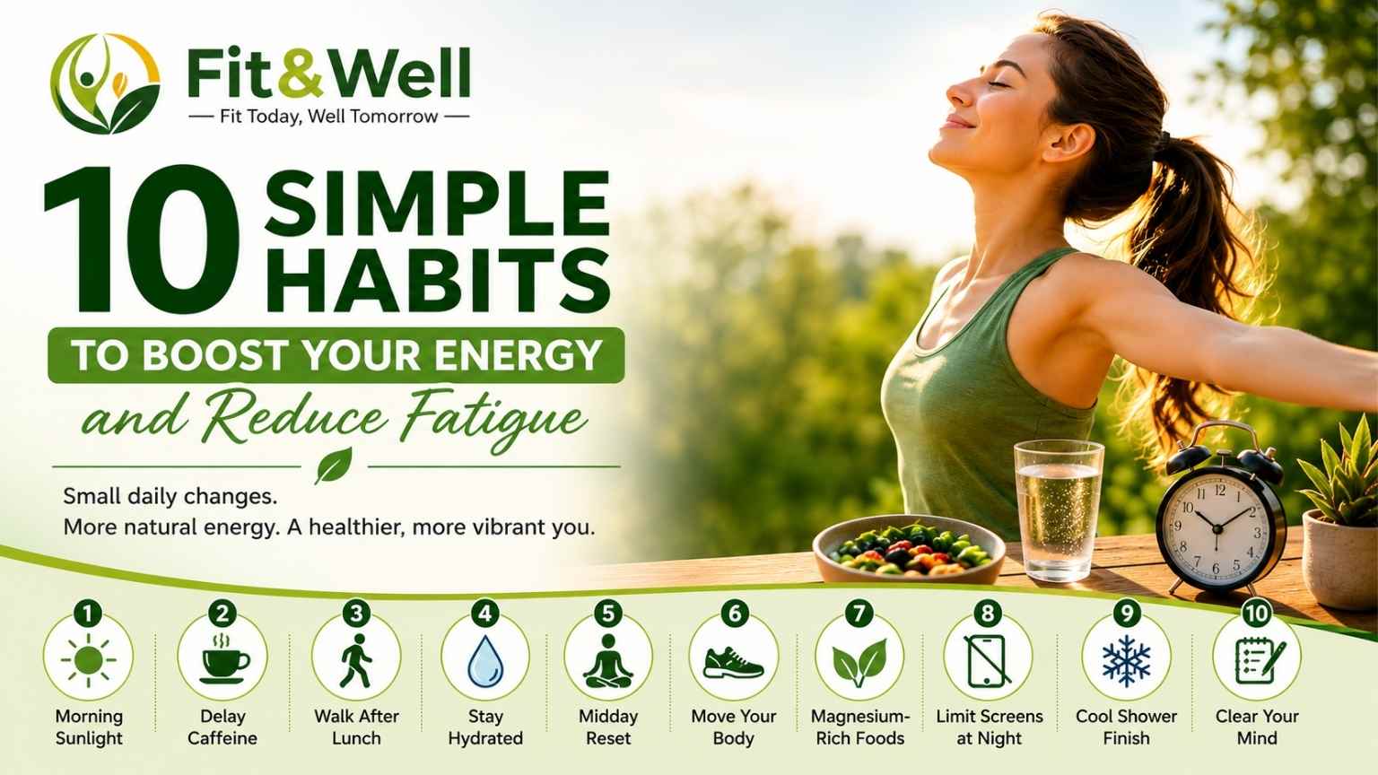 You are currently viewing How to Stop Feeling Tired: 10 Simple Habits