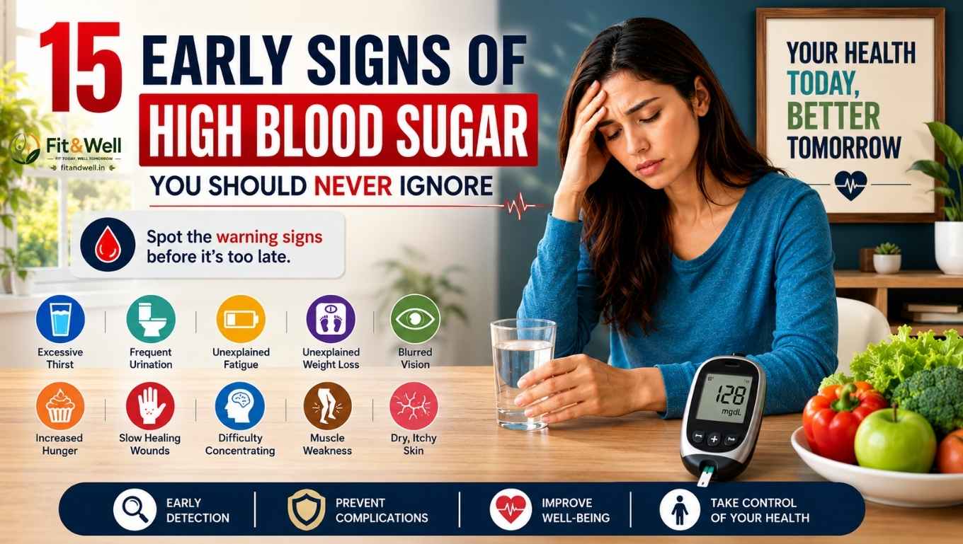Read more about the article 15 Early Signs of High Blood Sugar You Should Never Ignore