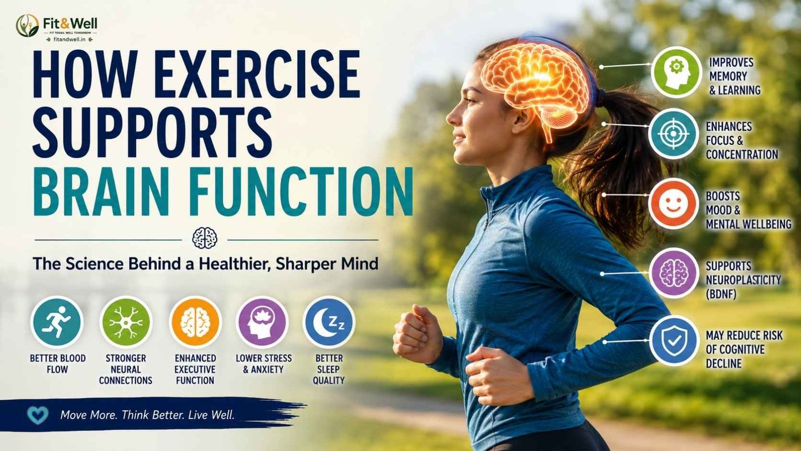 Read more about the article How Exercise Supports Brain Function: The Science Behind a Healthier, Sharper Mind