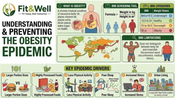 Read more about the article Obesity: Causes, Health Risks, Prevention, and Treatment