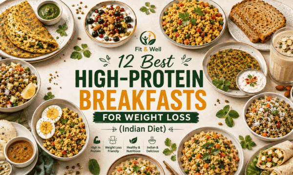 Read more about the article 12 Best High-Protein Breakfasts for Weight Loss (Indian Diet): An Evidence-Based Guide Backed by ICMR-NIN Guidelines and Clinical Research