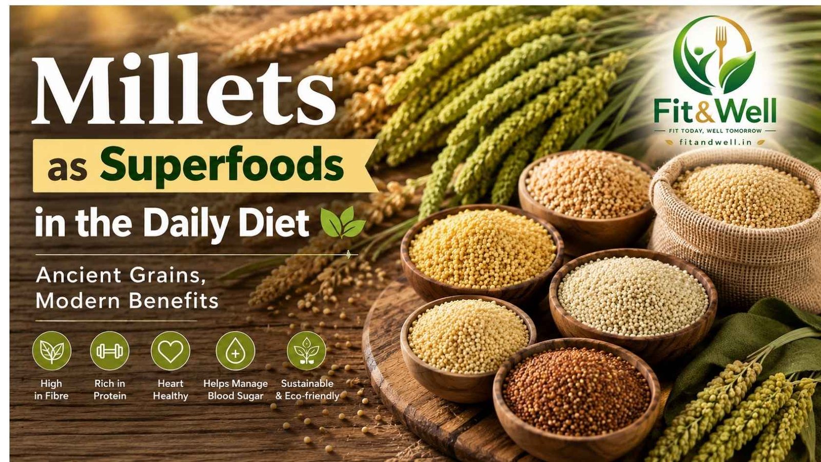 Millets as superfoods