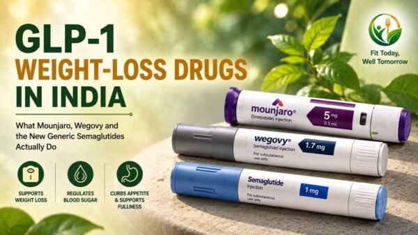 Read more about the article GLP-1 Weight-Loss Drugs in India: What Mounjaro, Wegovy and the New Generic Semaglutides Actually Do
